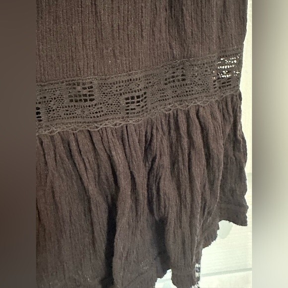 Free People Sweet Thing Tunic Dress Black Size XS Boho - Picture 3 of 7